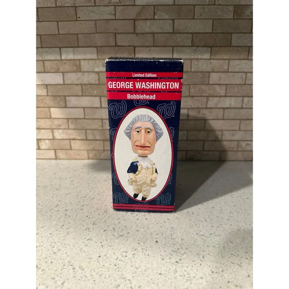 George Washington RACING PRESIDENT Bobblehead‎ (g7) - Picture 2 of 6